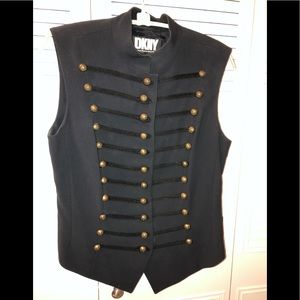 Top/vest navy blue